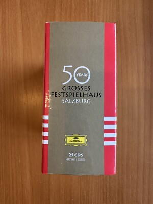 欧25discs CD Various 50 Years Grosses Festspielhaus Salzburg 028947791119 DEUTSCHE GRAMMOPHON /02750 50 YEARS: Grosses Festspielhaus Salzburg - Deutsche