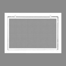Hvac Premium 22x14 Cube Core Eggcrate Return Air Filter Grille White Aluminum Hvac Premium 22x14 Cube Core Eggcrate Return Air Filter Grille White Aluminum