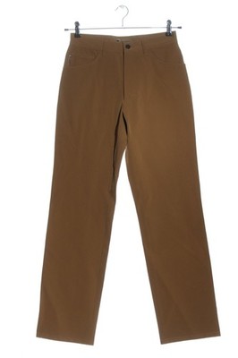 ALBERTO Five-Pocket-Hose Damen Hose Gr. DE 38 ocker Casual-Look