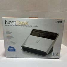 New In Box Neat Desk Desktop Scanner and Digital Filing System ND-1000