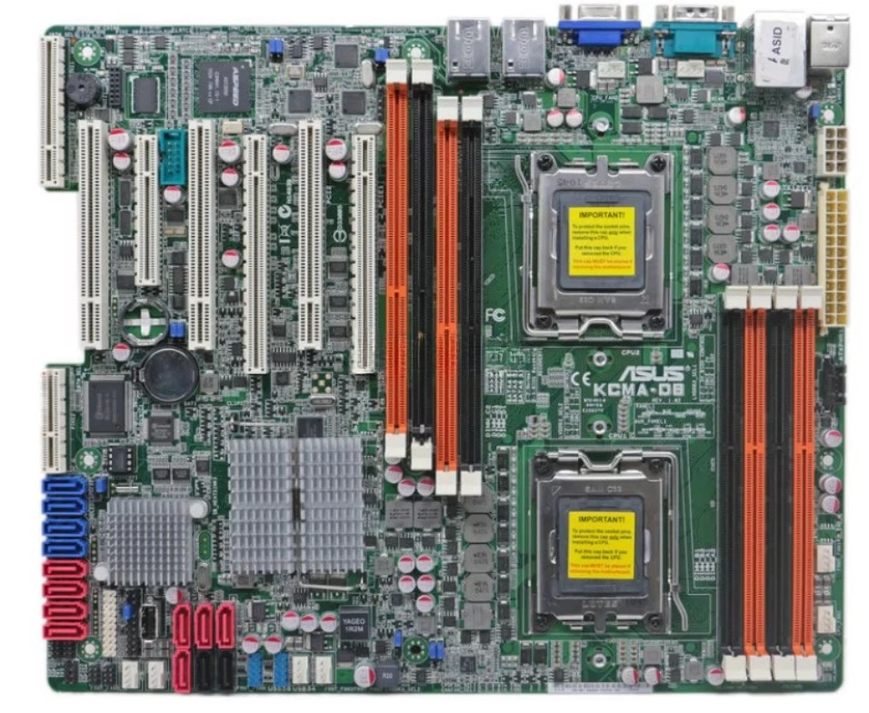ASUS KCMA-D8 Dual AMD C32 DDR3 Motherboard  - Image 2 of 3