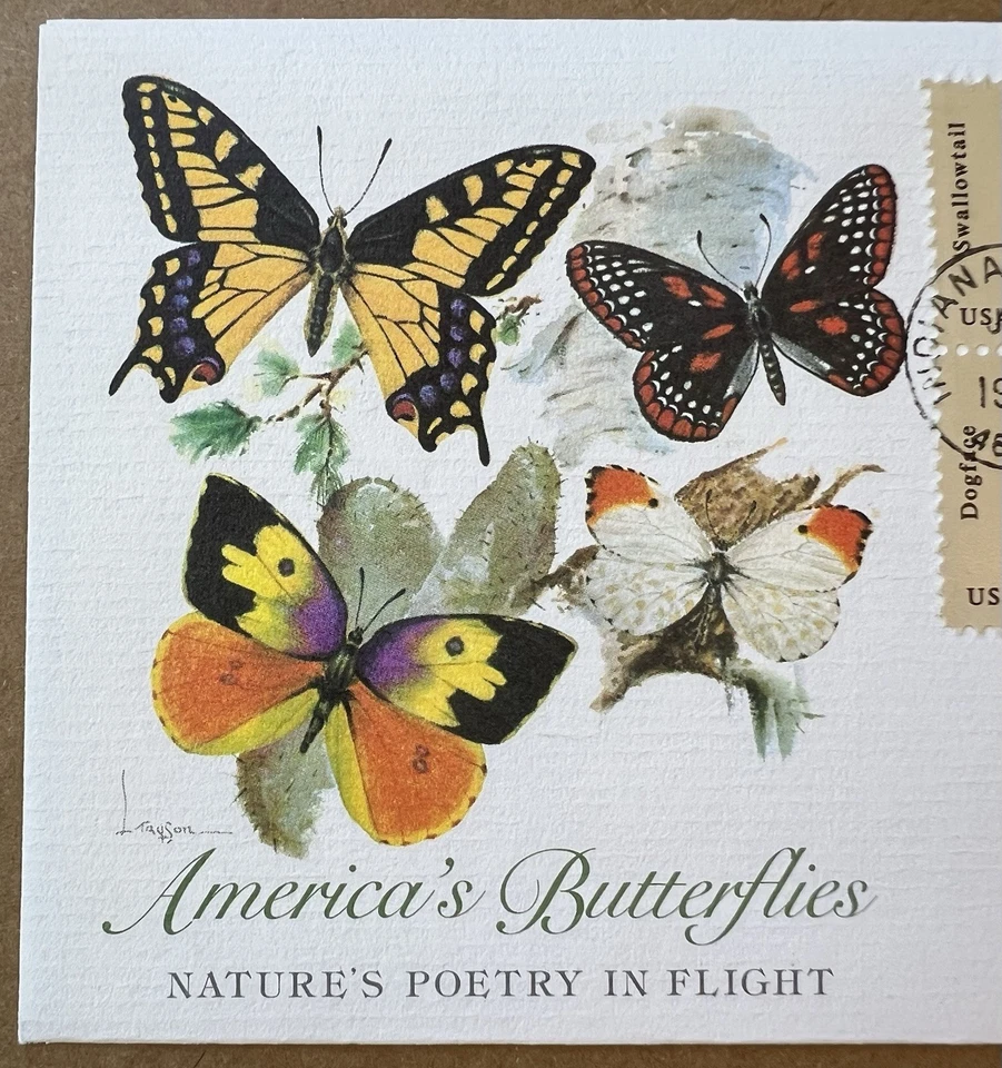 1977 Fleetwood FDC Set • America’s Butterflies • 5 Covers • Indianapolis - Image 4 of 4