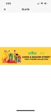 KAWS Sesame Street Complete Big Bird Elmo Oscar Bert Ernie 