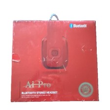 Ai Pro-100 Plus Bluetooth Headphones RED - Brand New in Box  Free Shipping 