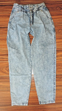 Womens VTG 80s 90s Acid Washed high waist bare back Jordache Mom Jeans sz 9/10