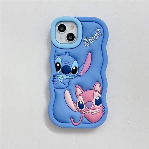 Funda Para iPhone 15 14 Pro Max 13 12 11 Dibujos Animados 3D Linda Puntada Suave Cubierta Silicona - Imagen 5 de 16