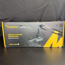 MAONO PD200W Hybrid Wireless Podcast Microphone for PC-Dynamic XLR USB Mic