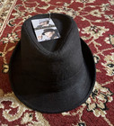 Simplicity Men’s Black Solid Pattern Fedora Hat, One Size Fits Most — photo 1