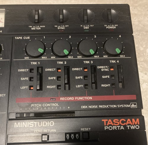 Tascam Porta Two Mini Studio Multi-track recorder Cassette Not Tested - Picture 10 of 16