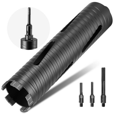 Uimoso Diamond Core Drill Bit, 2.5-inch Diameter, 9.5-inch Drilling Depth