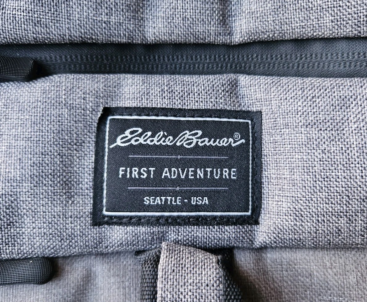 Eddie Bauer Gray Baby First Adventure Backpack Diaper Bag