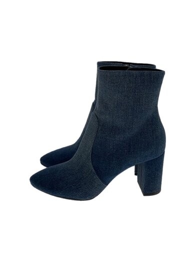 SAINT LAURENT stivali corti taglia 37 IDG denim tacchi