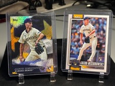 2026 Topps Series 1 Jacob Misiorowski Rookie STARS OF MLB SMLB-26  &Base Brewers