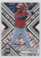 2018 Elite Extra Edition Status Emerald Die-Cut 18/49 Junior Sanquintin #116 z6b