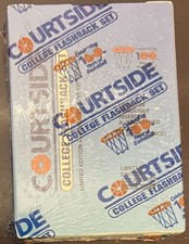 FACTORY SEALED BOX 1991 or 1992 Courtside College Flashback basketball pack card