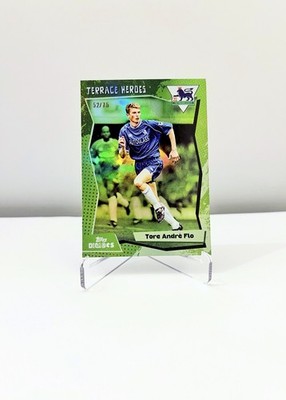 2025 Topps Decades Premier League 1990 s Tore Andre Flo Green /75