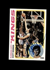 Scott Wedman 1978-79 Topps Kings authentic autographed card