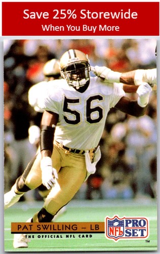 Pat Swilling #258 1992 Pro Set card
