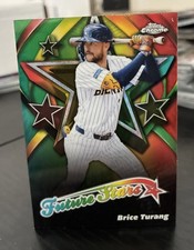 2025 Topps Chrome Logofractor Edition - Future Stars Brice Turang #FS-17 Brewers