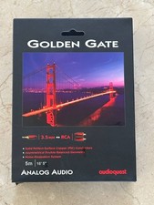 AudioQuest Golden Gate 3.5mm to RCA Audio Cab...