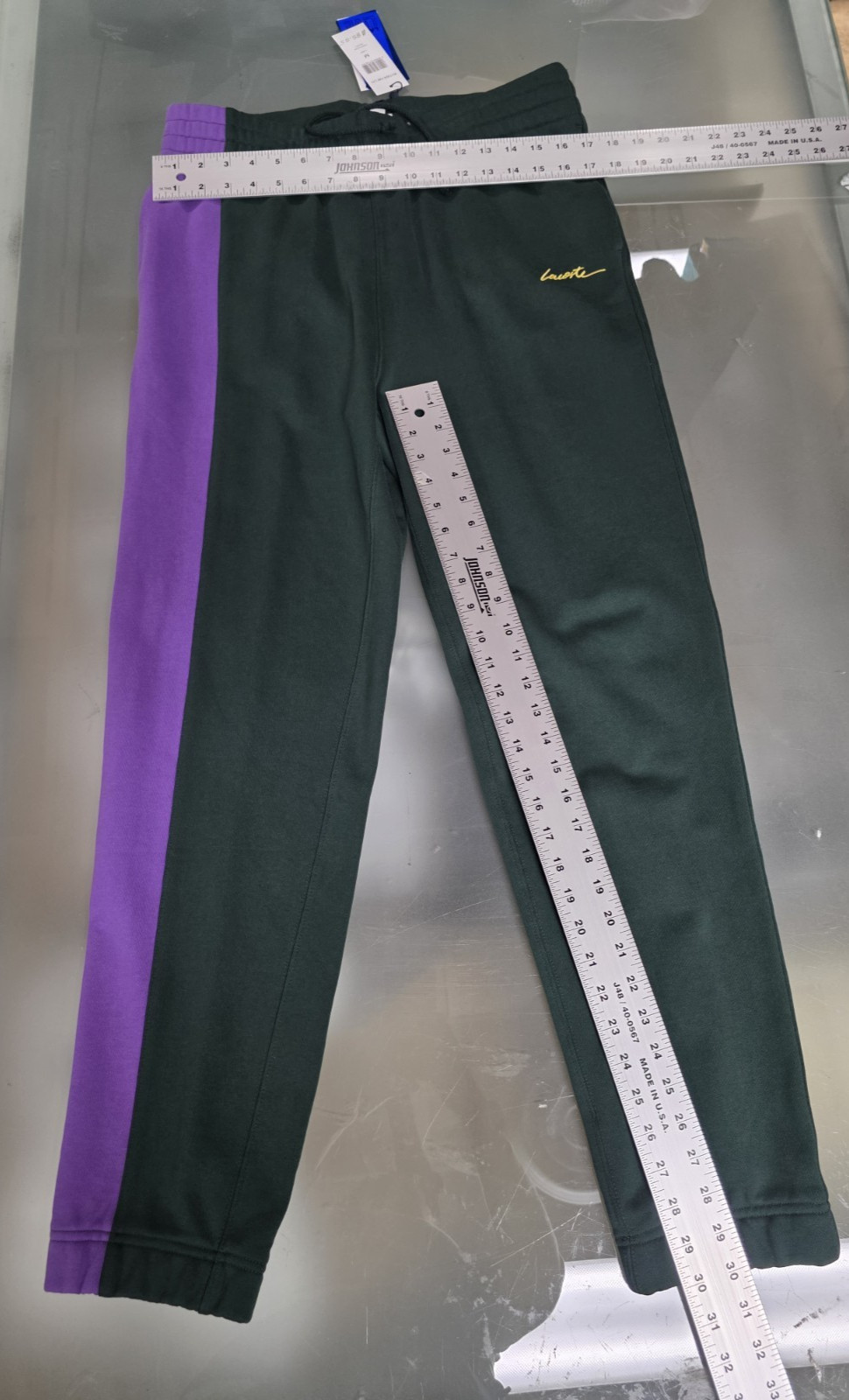 LACOSTE LIVE Unisex Sweatpants sinople lavender XH7304 CW 17Y - Size M - New thumbnail 6