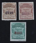 CKStamps: US Stamps Collection Scott#16T13 16T15 16T17 Mint H OG Gum Dist