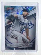 2016 Bowman's Best #30 Clayton Kershaw Blue Color Match Refractor /250 A59