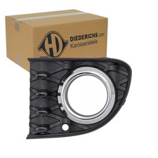 DIEDERICHS BLENDE CHROM/SCHWARZ STOßSTANGE RECHTS passend für FIAT 500 | 3405148