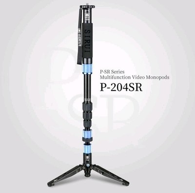 Sirui P204SR Aluminum-Alloy Photo/Video Monopod with Folding Tilt Base NEW