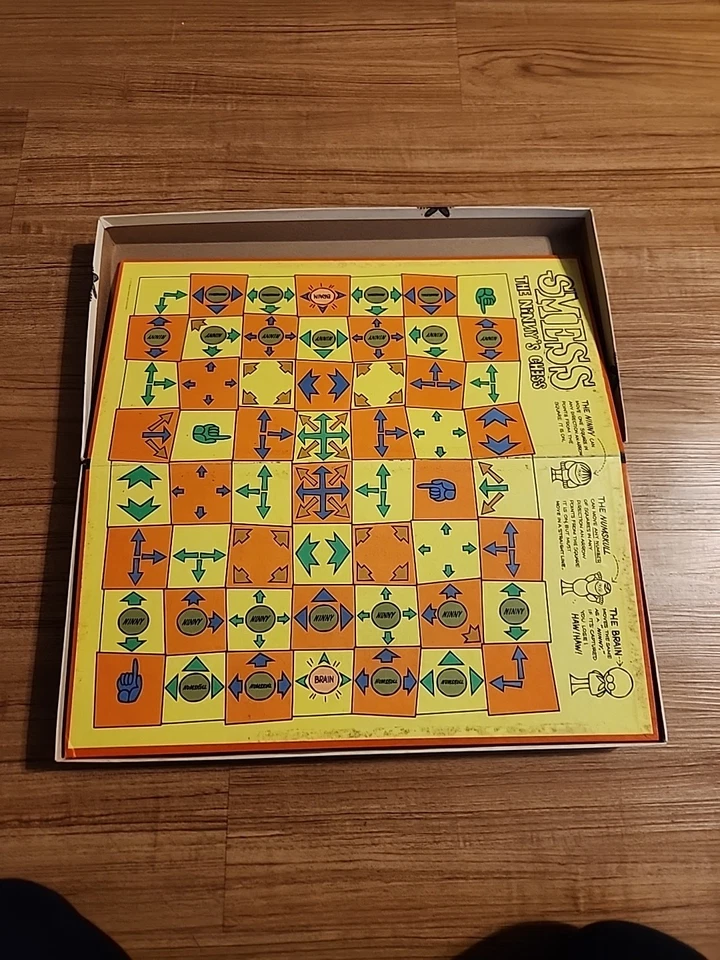 SMESS The Ninny's Chess Board Game 1970 VINTAGE Parker Brothers Complete! - Image 4 of 4