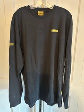 DEWALT Unisex Charcoal Gray Blend Long Sleeved T-Shirt Size XL - NEW W/TAGS