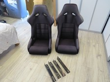 2x Vollschalensitze Sportsitze schwarz mit Konsolen Golf BMW Schalensitze