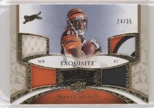 2008 Exquisite Collection Rare Materials 2 Jersey 24/35 Andre Caldwell Patch 4i6