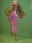 VINTAGE Superstar BARBIE 1985 Day to Night TLC DOLL in Suit Outfit w/ Shoes &Hat