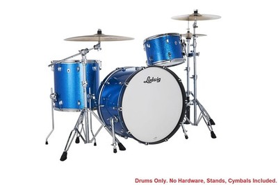 Ludwig NeuSonic Blue Super Sparkle Pro Beat Drums 14x24_16x16_9x13 | Shells Pack