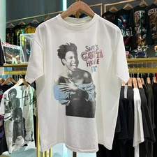 1986 Spike Lee 'She'S Gotta Have It" Rare Washed White T-Shirt Mens Large