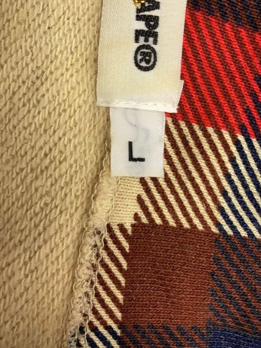 A BATHING APE (BAPE) Felpa con cappuccio A BATHING APE rossa L usata