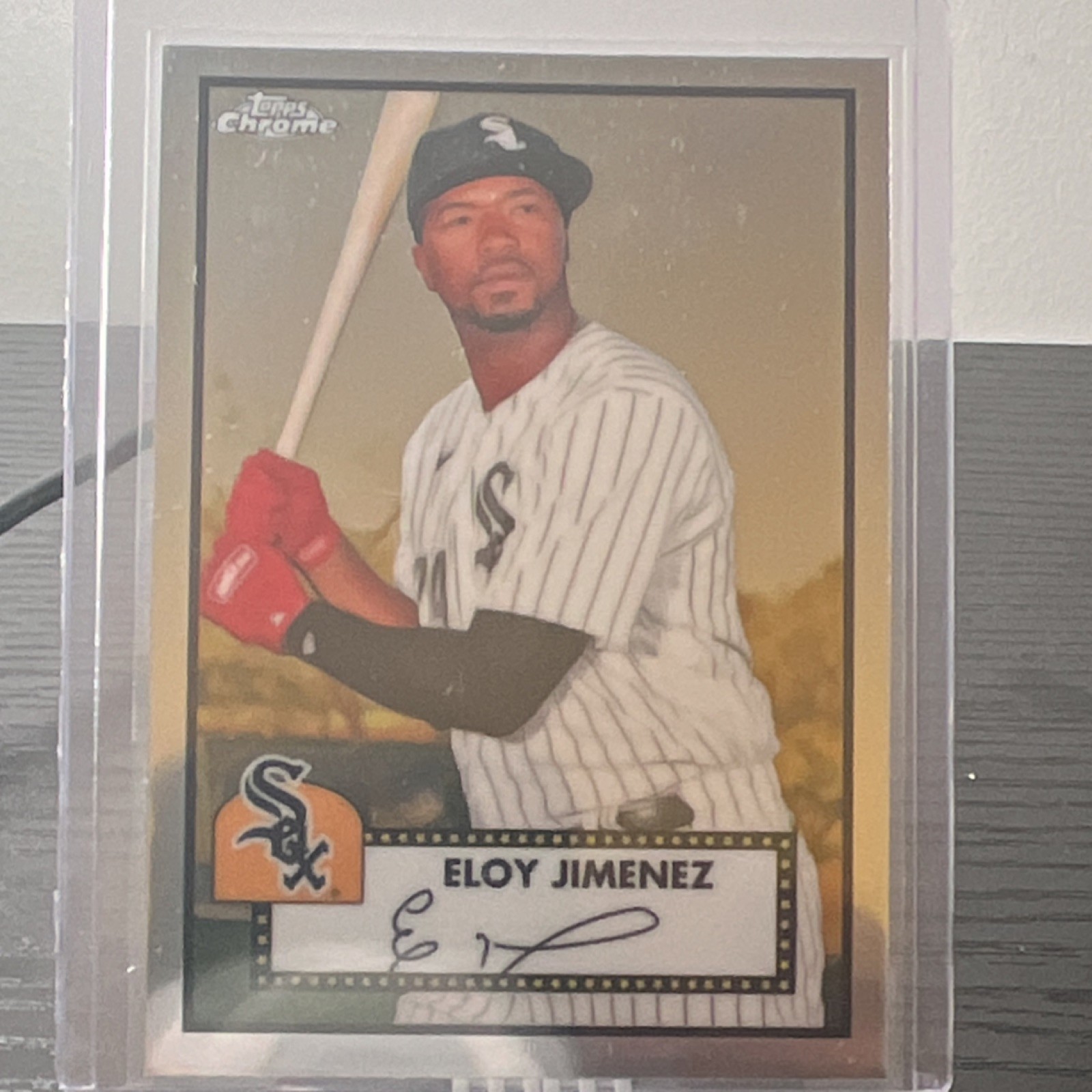 2021 Topps Chrome Platinum Anniversary Autograph Eloy Jimenez #PA-EJ White Sox