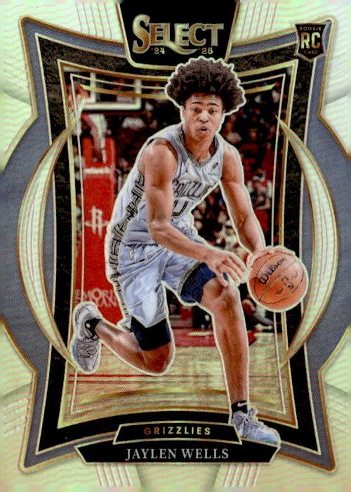 2024-25 Panini Select #79 Jaylen Wells Silver Prizm