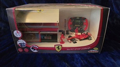 Majorette Ferrari The Pit Stop Challenge Formel 1, NEU UNGEÖFFNET! Ferngesteuert