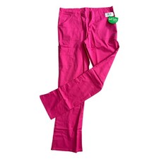 Urbane uFlex Pink Scrub Pants Womens Size TXS Medical Nursing Drawstring NWT
