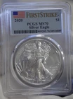 2020 US Silver Eagle $1  PCGS MS70 First Strike