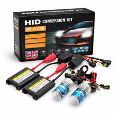 H7 HID Conversion Kit 12V 55W | 6000K Xenon Headlight Lamps | DC Ballasts