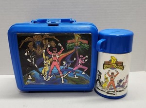 1993 Mighty Morphin Power Rangers Lunch Box 90’s Aladdin Complete w/ Thermos
