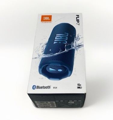 JBL Flip 7 Blue Portable Waterproof Bluetooth Speaker - Used Open Box