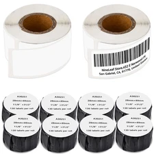 10Rolls for DYMO 30251 1-1/8" x 3-1/2" Address & Barcode Labels Labelwriter 450