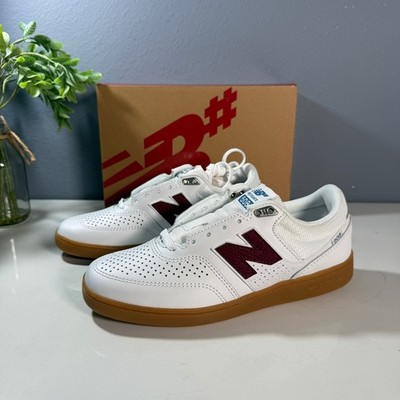 New Balance NB Numeric Brandon Westgate 508 Leather Shoes White Red Women 7