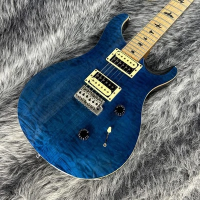 Paul Reed Smith (PRS) LTD SE Custom 24 Roasted Maple Blue Matteo (no260331) - image 1 of 4