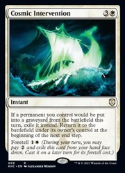Cosmic Intervention Commander: Kaldheim