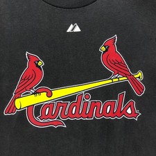 Albert Pujols St. Louis Cardinals Majestic MLB T-Shirt Men's Medium 5 Black